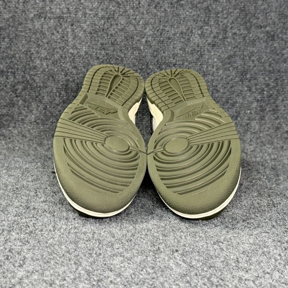 Nike Dunk Low Shoes Men's 8.5 Pale Ivory Cargo Khaki Retro Athletic Sneakers